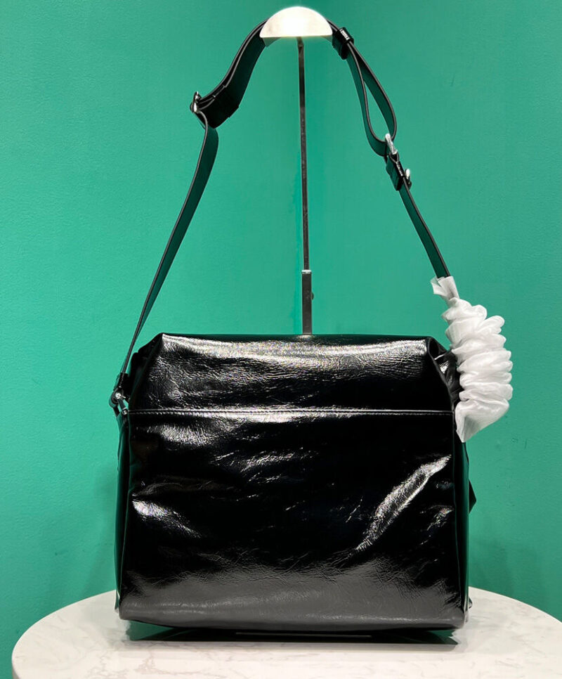 Prada Leather Shoulder Bag 2VD062 Black